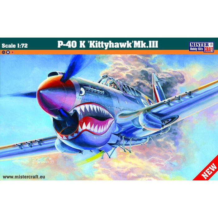 042202 - P-40K 'Kittyhawk' Mk.III, 1:72 Scale