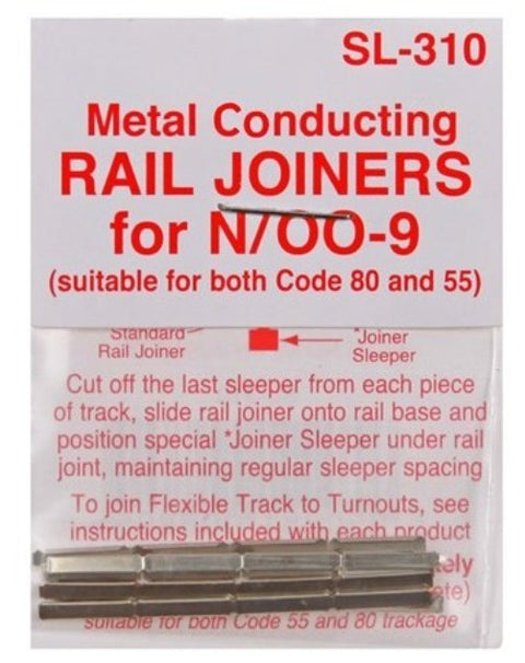 SL-310 - Rail Joiners, nickel silver (N)