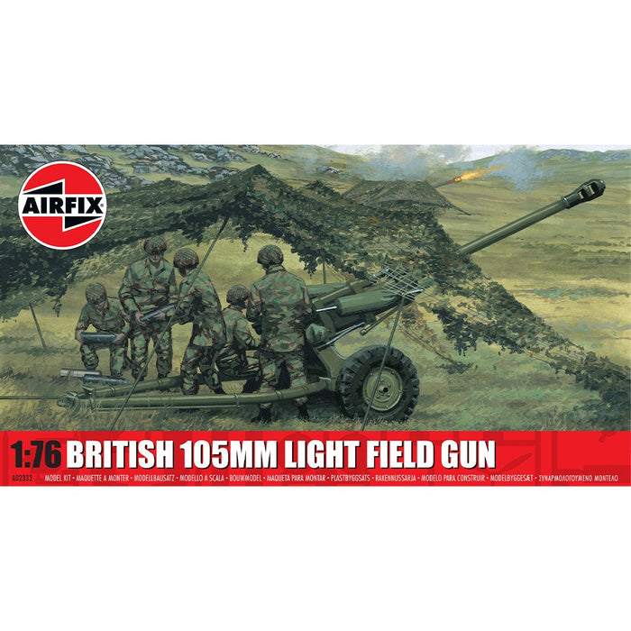 Airfix British 105mm Light Field Gun 1:76 Scale, A02332