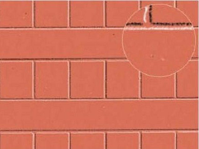 0428 - 7mm Roofing Tile, Red