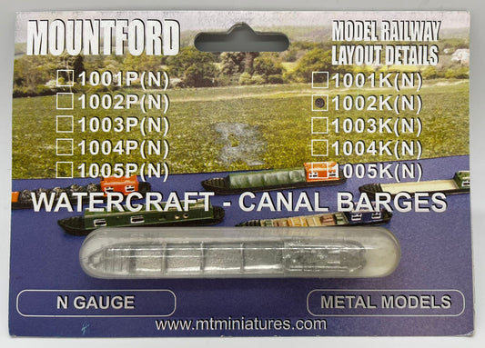 1002K - Mountford, Watercraft - Canal Barges (N)