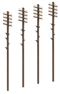 452 Telegraph Poles (16 per pack)