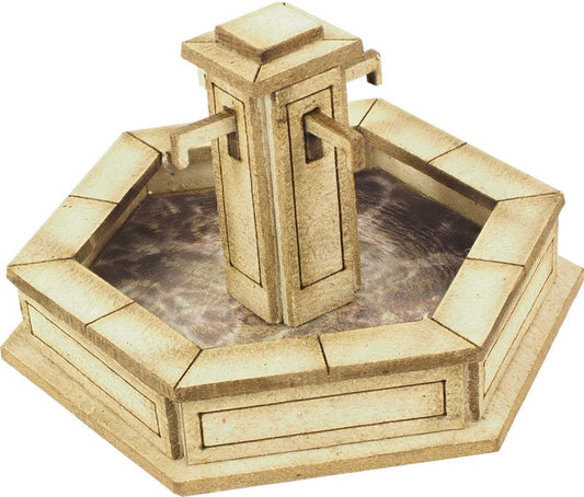 (D) PO522 Stone fountain