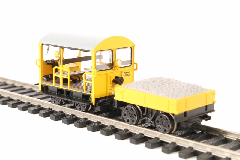 32-992 - Wickham Trolley Car BR Engineers 'Yellow'