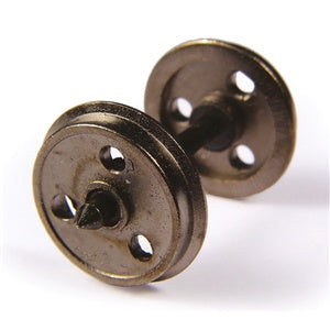 36-015 Metal 3-Hole Wagon Wheels (x10)