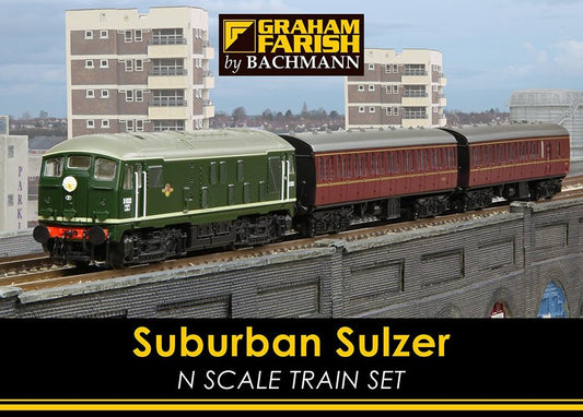 370-062 - Suburban Sulzer Train Set (N)