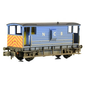 377-304 - LMS 20 Ton Brake Van - NCB Blue, Weathered (N)