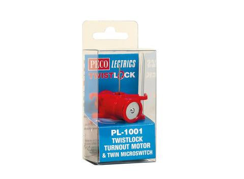 PL-1001 Twistlock Turnout Motor & Twin Microswitch