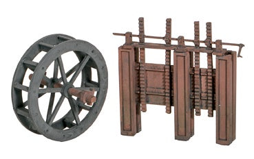 SS84 Water Wheel & Sluice Gates