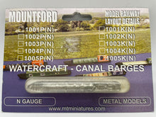 Load image into Gallery viewer, 1005K - Mountford, Watercraft - Canal Barges (N)
