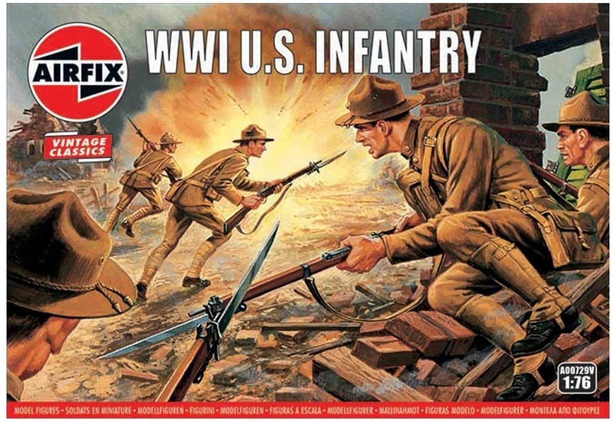 A00729V - WWI U.S. Infantry