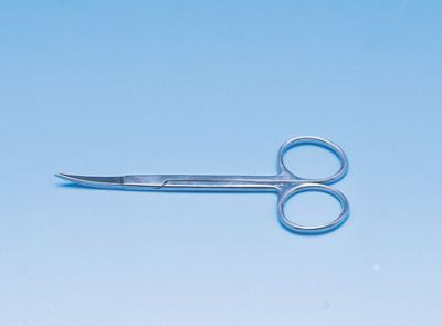76520 STAINLESS CURVED SCISSORS 4.5'
