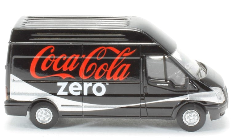 76FT017CC - Ford Transit LWB High Roof 'Coke Zero'