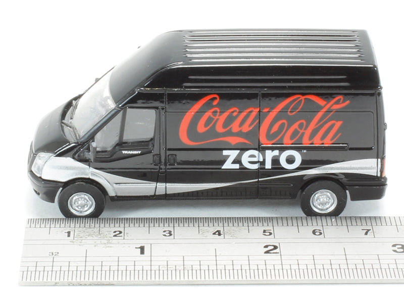 76FT017CC - Ford Transit LWB High Roof 'Coke Zero'