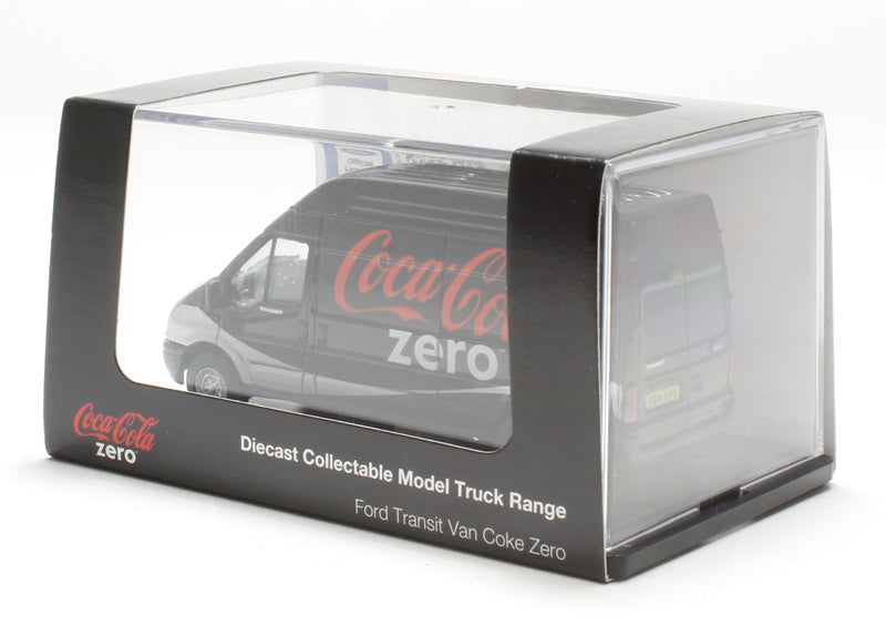 76FT017CC - Ford Transit LWB High Roof 'Coke Zero'