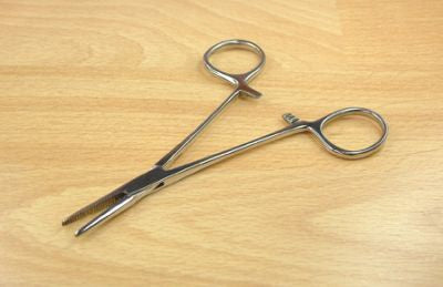 79090 5' STAINLESS FORCEPS STRAIGHT