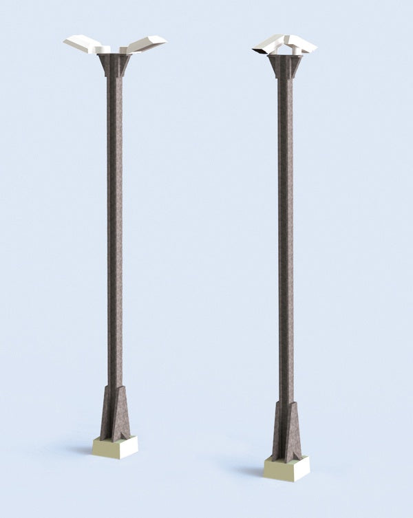 SSM321 - Posts, Cameras, & Lights (2 sets) (OO/HO)