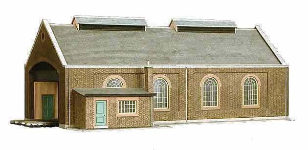 SQA5 Two Track Engine Shed Card Kit