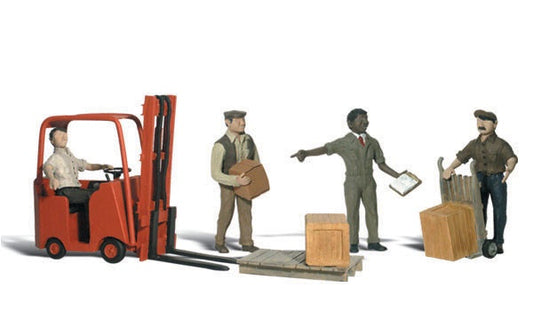A2192 - Workers With Forklift