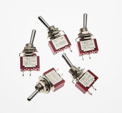 A28012 PACK OF 5 SPDT ON/ON SWITCH