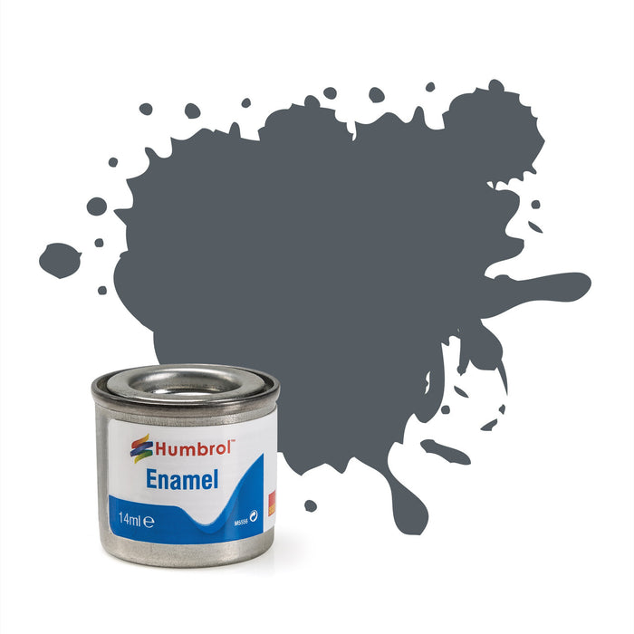 Humbrol No.125 US Dark Grey 'Satin' 14ml