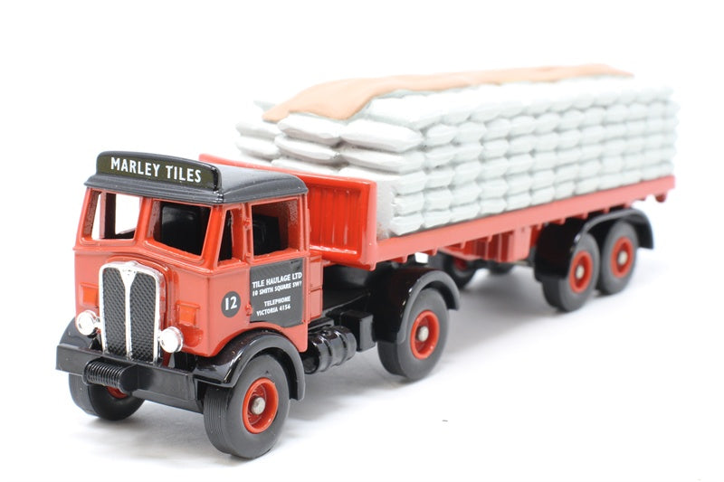 DG149002 AEC Mammoth Flatbed Trailer & Slagload - Marley Tiles