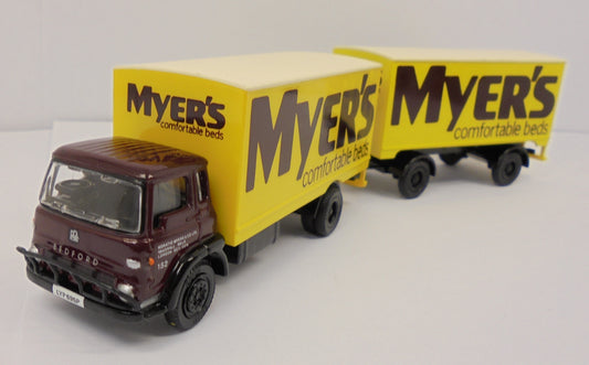 24001 Bedford TK Box Van & Trailer "Myers Beds"