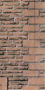 SQD11 Red Sandstone Walling Building Papers