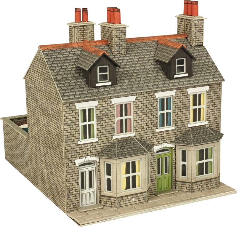 PO262 Terraced houses - stone style
