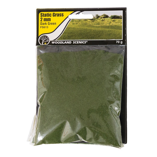 WFS613 2mm Static Grass Dark Green