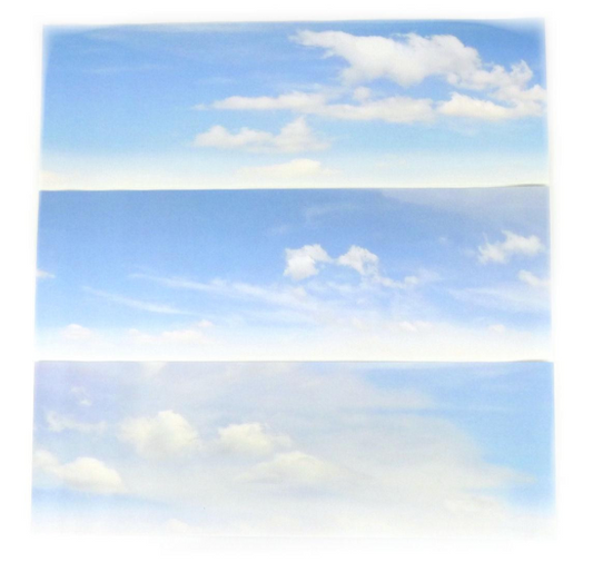 GM755 Cloudy Sky Small Photo Backscene (1372x152mm)