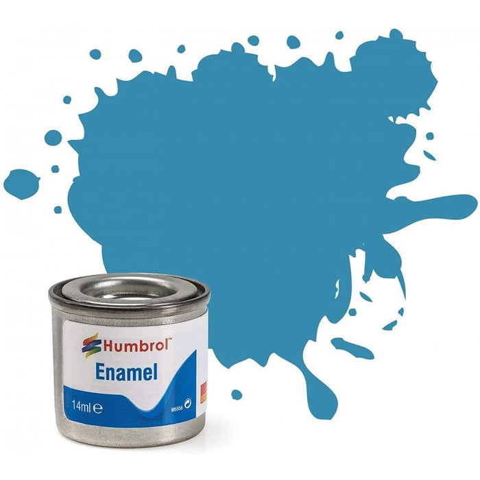 Humbrol No.48 Mediterranean Blue 'Gloss' 14ml