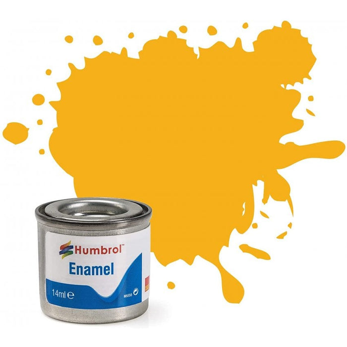 Humbrol No.154 Insignia Yellow 'Matt' 14ml