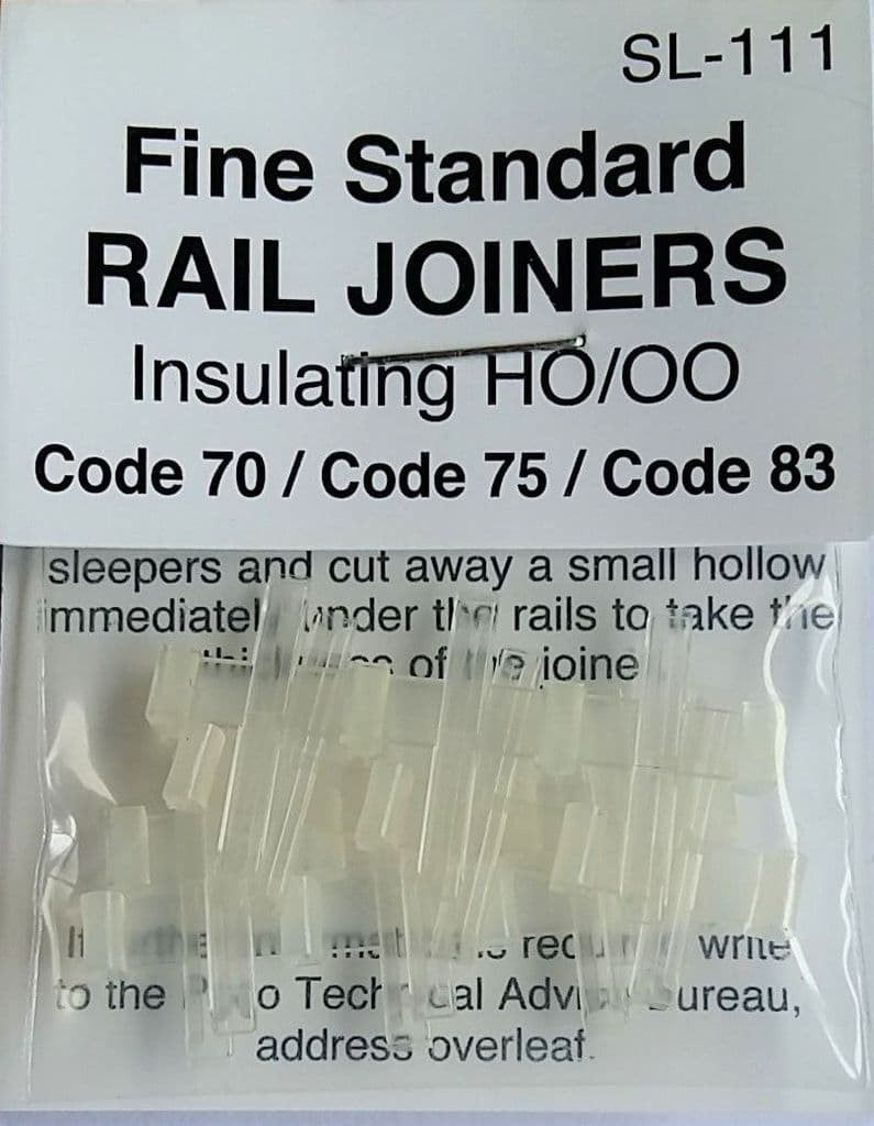 SL-111 Rail Joiners, insulated (for code 70,75,83)