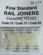 Load image into Gallery viewer, SL-111 Rail Joiners, lnsulated (for code 70,75,83)
