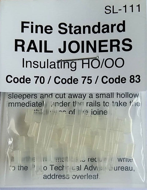 SL-111 Rail Joiners, insulated (for code 70,75,83)